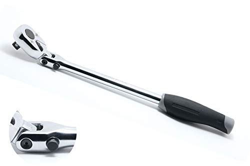 Rakuten - コーケン 3/8(9.5mm)SQ. 首振リラチェットハンドル(ロック付/樹脂グリップ) 全長265mm 3774JL 送料無料