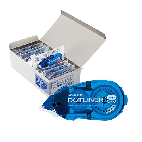 コクヨ(KOKUYO) テープのり のり ドットライナー つめ替え 強粘着 10個 タ-D400-08NX10 送料無料