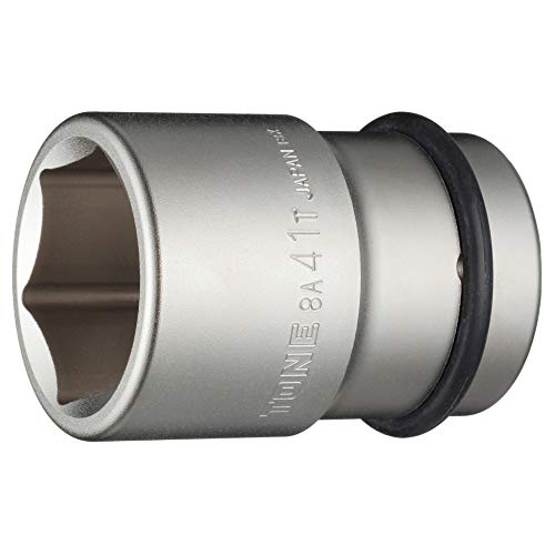 シルバー/8A-41T:二面幅:41mm/8A-41T・Size:8A-41T:二面幅:41mm・パッケージ個数:1・対辺寸法(mm):41・差込角(mm):25.4・全長(mm):80・生産国:日本●大型バス・トラック用アウターナット着脱専用ソケットです。