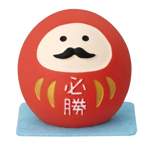 デコレコーポレーション concombre コンコンブル 合格祈願 受験 置物 オブジェ 必勝豆だるま 約W28×D27×H27mm Z 送料…