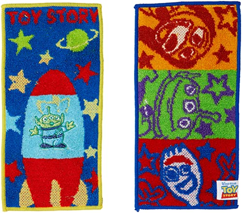 丸眞 ハーフハンカチ ポケットタオル 2枚組 トイ・ストーリー カラフルポップ 入園入学グッズ 入園入学準備 保育園 幼稚園 小学校 男 送料無料