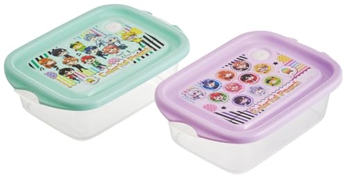 スケーター(Skater) シール容器 保存容器 おかず容器 500ml 抗菌 日本製 2P カラフルピーチ 25 FCN2WAG 送料無料