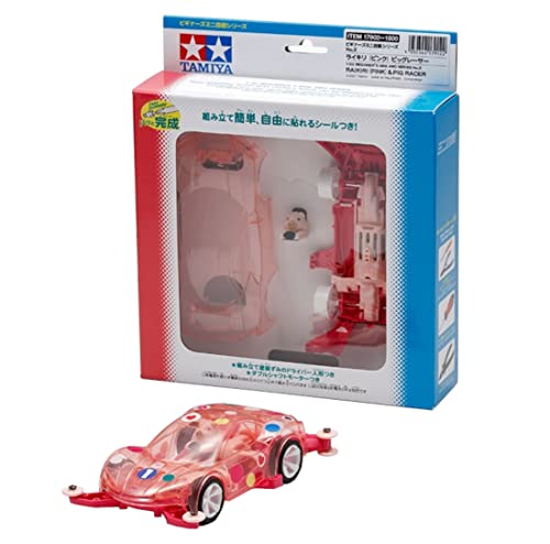 モダン。ピンク/Pack of 1/17902-000・組み立てが必要なキット。別途、工具等が必要。・ビギナーや小さなお子さんでも簡単に仕上げられる、半完成タイプのミニ四駆・完成時サイズ:全長156mm、全幅97mm、全高43mm・接着剤を使わず簡単なはめ込みとビス止めで組み立て可能(※ニッパー、ドライバーは別途ご用意ください)・電池種別:単三電池2本(電池は別売りのため別途ご購入ください)商品紹介 色:ピンク 商品紹介 タミヤ ビギナーズミニ四駆シリーズ No.2 ライキリ(ピンク) ピッグレーサー MAシャーシもっと手軽にミニ四駆をエンジョイ! ビギナーや小さなお子さんでも簡単に仕上げられる、半完成タイプのミニ四駆。ライキリ(ピンク)ピッグレーサーは、刀の動きをイメージした流れるようなフォルムが魅力のライキリに、かわいいブタのドライバーが乗ったマシン。ボディはクリヤーピンク、シャーシもピンク系でポップにまとめて、ぽっちゃりした顔がユーモラスなブタさんと相性バッチリ。また、ギヤ比は4:1をセットして、仲間とのレースも楽しみ。ゼッケンナンバーや星マークなどのカラフルなステッカーでドレスアップすれば、オリジナリティあふれる世界に1台だけのマシンが完成。駆動効率を追求したMAシャーシシャーシは突起の少ないシンプルな形で、メンテナンスもしやすいMAを採用。中央に搭載したダブルシャフトモーターや、低摩擦樹脂製のリヤスキッドバーと6個のローラーが高性能な走りを実現。初心者からベテランレーサーまで、また、小さめのコースで行われる街かどレースから大型の特設5レーンサーキットの公認競技会まで、幅広く対応できるシャーシ。完成時サイズ:全長156mm、全幅97mm、全高43mmダブルシャフトモーターつき接着剤を使わず簡単なはめ込みとビス止めで組み立て可能※この商品は、組み立てが必要なキットです。※組み立てには別途、工具等が必要です。※単三電池(2本)は別途ご購入ください。 安全警告 該当なし 安全警告 該当なし