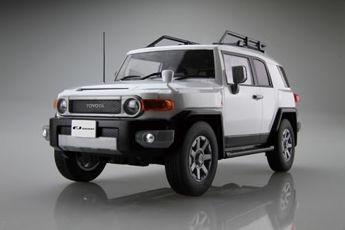 模型ホワイト、ブラック、スモークブラック、クリア/1/24スケール/車NX-9EX-7・組み立てが必要なプラスチックモデルキット。別途、工具が必要。・多色成型で、お好みで塗装など楽しめます。・スナップフィットで、接着剤は不要です。塗装の色合いを考慮したホワイト成型色で、新規の専用メタルインレットが付属します。 製品は組み立てが必要なキット形態です。1/24スケール。 塗装必要:実際の車両色に合わせて塗装が分かれています。 接着剤不要:簡単に組み立てられる設計です。 2006年に北米市場向けに登場した本格派クロカン「FJクルーザー」。 ラダーフレームや足回りはランドクルーザーそっくりですが、違った印象になるようデザインさ れていました。往年の40系を彷彿とさせるフロントライト周辺モデルや大開口ドア、ツートンカラーや鮮やかなカラーリングを採用したボディが特徴のこのクルマは、2010年に日本市場に合わせて発売されました 。カラーパッケージングやオフロードパッケージング車の追加を経て、2017年に日本仕様の生産は終了しました。 現在でもシティユースからオフロードまであらゆるシーンを走るSUVのひとつとして人気を博しています。 組み立てには接着剤は必要なく、パーツを組み合わせるだけで完成する設計です。 簡単に仕上げられるよう設計されており、モデルは3Dで再現された精度と再現性を重視して作られています。 製品は2010年に日本市場向けに販売された仕様車をモチーフ にしています。特徴としては、日本の法規制に合わせたサイドアンダーミラー、フロントフェンダーのウィンカー追加、リヤウィンカーの変更などが挙げられます。 ホイールはメーカーオプションの17×7 1/2Jアルミホイールを装着。 フロントフォグはメーカーオプションタイプを装着しています。 サイドウインドは基本デザインが大きく変更され、窓枠とガラスが別体 になっています。通常版と違い、ペインターズユーザー専用の成型色設定とマーキング材が付属します。 タイヤとホイールは専用設計パーツです。 後部座席やリヤスペースフロア付近の室内エリアは、ストリップ模様の外観を再現しながら表現しています。 シャシー面はラダーフレーム構造を正確に再現するとともに、作りやすさの向上と迫力あるパーツの一体化を図っています。 リアタイヤカバーに現れるタイヤの凹凸質感を、ソフトスカルプティング再現で再現。 一体型のブレーキ/バックライトは塗装を考慮しつつ質感を損なわないようセパレート。 ルームミラーも運転席側への細かな傾きを再現し、実車に近い形状に。 窓ガラスの黒影部分には「貼るだけ」や「塗装用カット済みマスキング」としても使えるウインドウフィルムが付属。 ボディは塗装後の下地の影響を軽減するホワイト成型色。 ブレーキ・バックライト色はクリアー成型。(通常のクリアーレッド・クリアーオレンジ) シャーシ、バンパーはブラック成型。C ピラーまでのウインドーはクリアー、バックはスモークブラック。 マーキングは新規デザインのメタルインレットが付属する本製品のみ付属。 メタルインレットに合わせたデカールも選択可能です。 この製品は日本で製造されています。 この製品は組み立てが必要なプラモデルキットです。