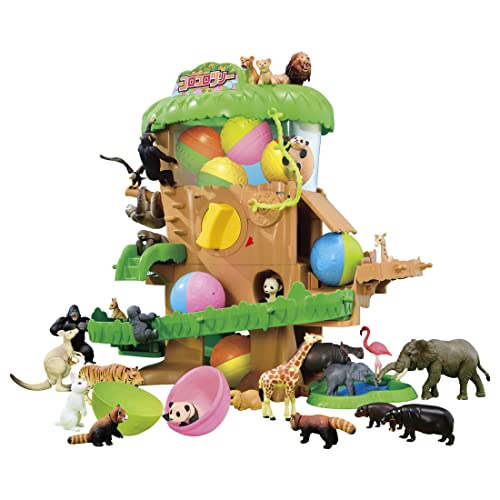 タカラトミー 『 アニア どうぶつあつまれ! ガチャっとコロコロツリー 』 動物 恐竜 リアル 動く フィ..