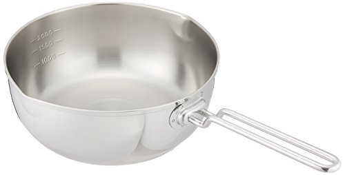 遠藤商事 業務用 雪平鍋 22cm 共柄 目盛付 三層鋼ステンレス 日本製 AYK52022 送料無料