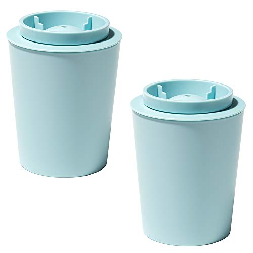 ライクイット (like-it) 製氷皿 透明な丸氷 がつくれる 製氷器 (2個組) 約Ф11×高14cm ライトブルー 日本製 STK 送料無料