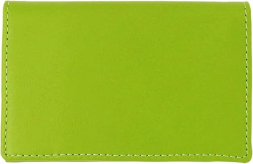 [スリップオン] 名刺入れ ノワール名刺入れ B-NSL-2403 本革 シンプル 名刺約30枚収納可能 ライトグリーン 送料無料