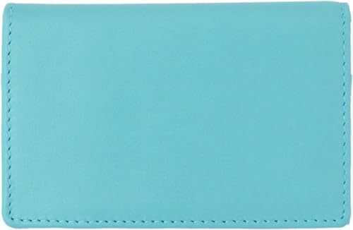 [スリップオン] 名刺入れ ノワール名刺入れ B-NSL-2403 本革 シンプル 名刺約30枚収納可能 ライトブルー 送料無料