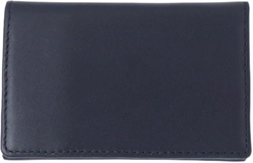[スリップオン] 名刺入れ ノワール名刺入れ B-NSL-2403 本革 シンプル 名刺約30枚収納可能 ネイビー 送料無料