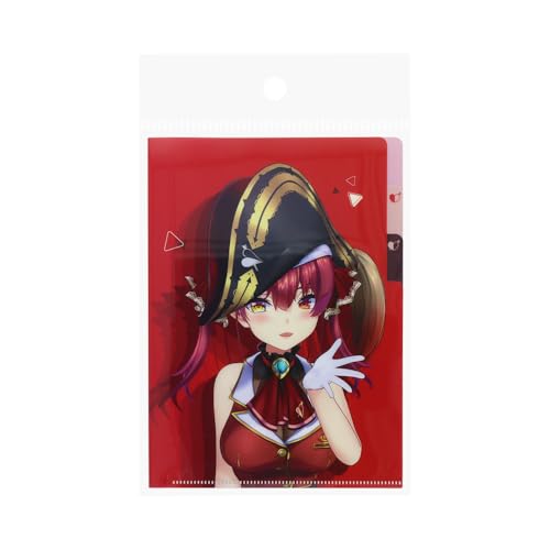 A5 Size - サンスター文具 ホロライブ クリアファイル 3ポケット A5 hololive Vtuber 宝鐘マリン S2172712 送料無料