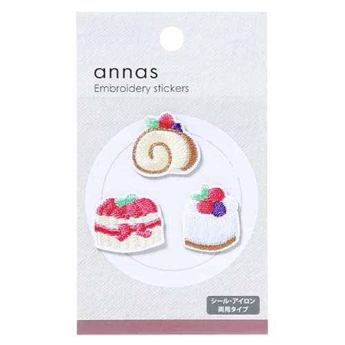 学研ステイフル シール annas 刺繍ワッペンシール スイーツ AM06068 送料無料