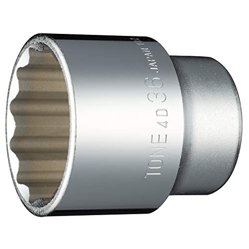 トネ(TONE) ソケット(12角) HP4D-36 差込角12.7mm(1/2) 二面幅36mm 送料無料