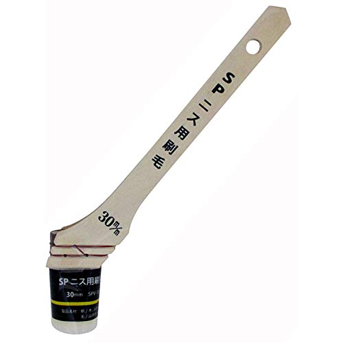 【箱売り】ハンディ・クラウン SPニス用刷毛 速乾水性ニス対応 塗装用筋違刷毛 30mm SPV-30 10本入り 送料無料