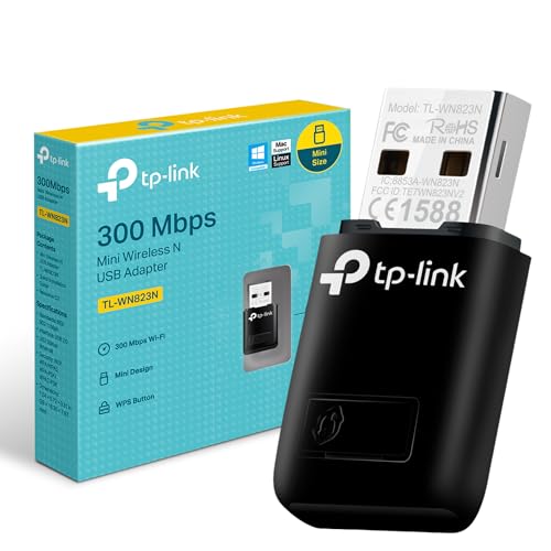 ブラック/-/TL-WN823N・パッケージ個数:1・[WiFi子機の特徴] 動画&音声ストリーミングに最適な規格値300Mbpsの無線LAN子機。・[無線LAN] 300Mbps (11n)、 54Mbps(11a、11g) 、 11Mbps(11b)・[ミニサイズ] 持ち運びに便利なミニサイズ。・[WPSボタン搭載*] ワンタッチでWiFi接続を可能とします。 *本機能を使用する際は親機側に同じ機能があるかをご確認ください。・[システム対応] Windows 11 Windows 10 Windows 8.1 Windows 8 Windows 7 Windows XP Mac OS X 10.8~10.13 Linux 2.6.24 ~ 4.9.60 *最新のドライバーはTP-Link公式サイトからダウンロードしてください。本製品の説明 TP-LINK の 300Mbps ミニ 無線 N USB アダプター TL-WN823N は、お使いのノート PC またはデスクトップ PC を無線ネットワークに接続して 高速な無線環境を実現することを目的として設計されています。簡単に操作できる設計により、便利で持ち運びも 簡単なアダプターとなっています。さらに、TL-WN823N には ボタン セキュリティ セットアップ、 使いやすい構成ソフトウェアが用意されており、高速な無線ネットワークを手に入れることができます。 300Mbps 無線 N 速度 ? 無線利用可能範囲を拡張 最大 300Mbps の無線速度と最先端の MIMO 技術により、TL-WN823N では高速で安定した無線接続が可能で、遅延のないオンライン ゲームや ビデオ ストリーミングをお楽しみいただけます。さらに、TL-WN823N は無線 N デバイスで最高のパフォーマンス を発揮しますが、既存の IEEE 802.11b/g ネットワークでもシームレスに動作します。