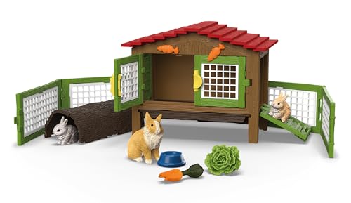 (未使用･未開封品)　シュライヒ ファームワールド ウサギ小屋セット フィギュア 42420 wyeba8q Amazon.co.jp: シュライヒ ファームワールド ウサギ小屋セット