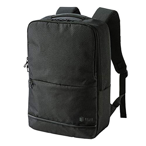 リュックブラック/W290×D150×H425mm/BAG-BP16BK・Color:ブラック・パッケージ個数:1・ビジネスでもカジュアルでも合う織のポリエステル生地を採用しています。・フロントポケットには小物を整理収納できます。・メインルームにはタブレットポケット付きです。・サイドポケットにはペットボトルの収納が可能です。多機能でも軽やかに持てます。・【サイズ】: 外寸/W290×D150×H425mm パソコン収納部内寸/W270×D40×H390mm・スクエア型バックパックです。 ・ビジネスでもカジュアルでも合う織のポリエステル生地を採用しています。 ・フロントポケットには小物を整理収納できます。 ・メインルームにはタブレットポケット付きです。 ・サイドポケットにはペットボトルの収納が可能です。 ・多機能でも軽やかに持てます。 ・収納ポケットが充実しています。 ・カラー:ブラック ・サイズ: 外寸/W290×D150×H425mm パソコン収納部内寸/W270×D40×H390mm ・重量:570g ・材質:表装/ポリエステル(撥水加工) ・対応機種:15.6型ワイドまでのノートパソコン、10.1型までのタブレット