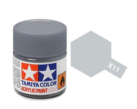Rakuten - タミヤ アクリルミニ X-11 クロームシルバー 送料無料