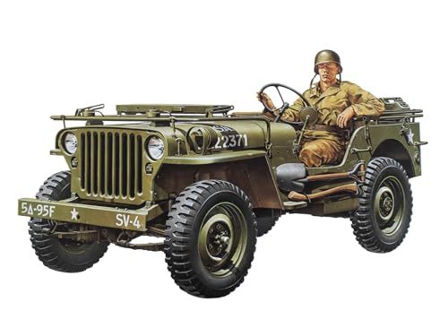タミヤ(TAMIYA) 1/35 ミリタリーミニチュアシリーズ No.219 アメリカ陸軍 U.S.ジープ ウイリスMB プラ..