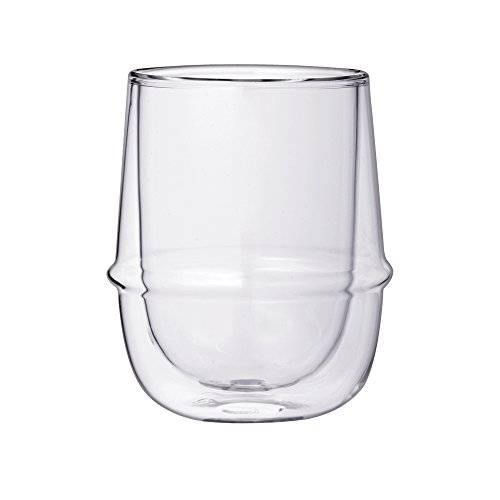 KINTO (キントー) KRONOS ダブルウォール コーヒーカップ 250ml 耐熱ガラス 電子レンジ・食洗機対応 ギフト プレゼン 送料無料