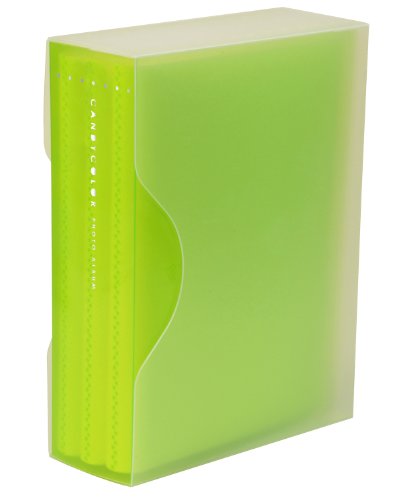 ナカバヤシ ポケットアルバム L判 240枚 イエローグリーン アカ-CPL-240-YG 送料無料