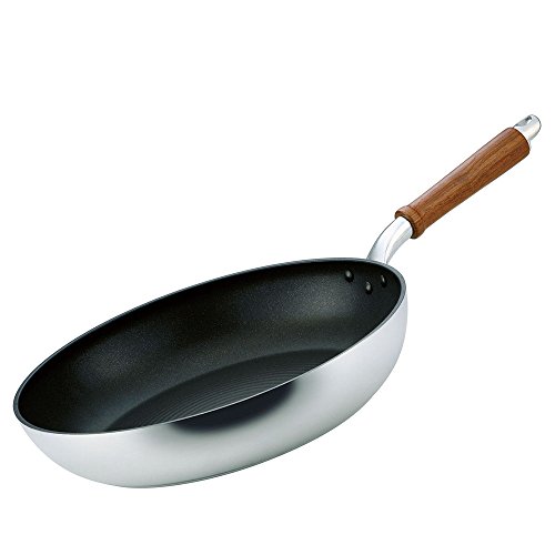 北陸アルミ フライパン 33cm 軽量 ガス火 日本製 深め 軽い 全面均一加熱 時短フライパン 丈夫 frying pan made 送料無料