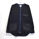 mellow people / メローピープル Jetty Zip Over Shirts