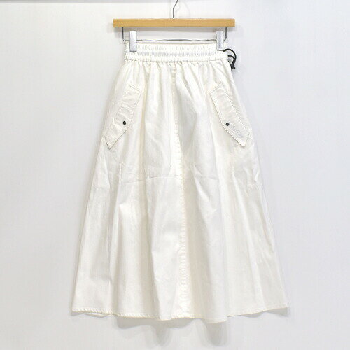 今がチャンス！お得なクーポン配布中!!(2024/5/1～2024/5/20) WILD THINGS /ワイルドシングスSHELTECH DENIM FLARE SKIRT