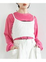【SALE/50%OFF】2WAY/スパンコールZIPニットビスチェ RAGEBLUE レイジブルー トップス ニット グリーン ホワイト ブラック【RBA_E...