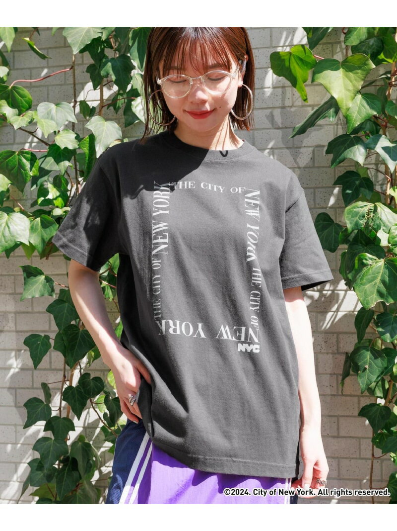 NYC × GOOD ROCK SPEED ロゴプリントTシャツ RAGEBLUE レイジブルー トップス カットソー・Tシャツ グレー ホワイト ブルー【送料無料】[Rakuten Fashion]