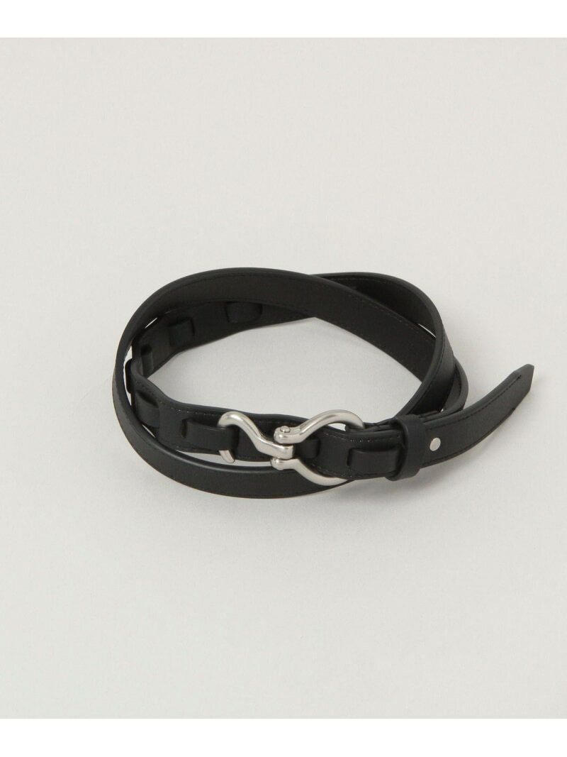 【WOMENS】フックベルト RAGEBLUE レイジブルー ファッション雑貨 ベルト ブラック[Rakuten Fashion]