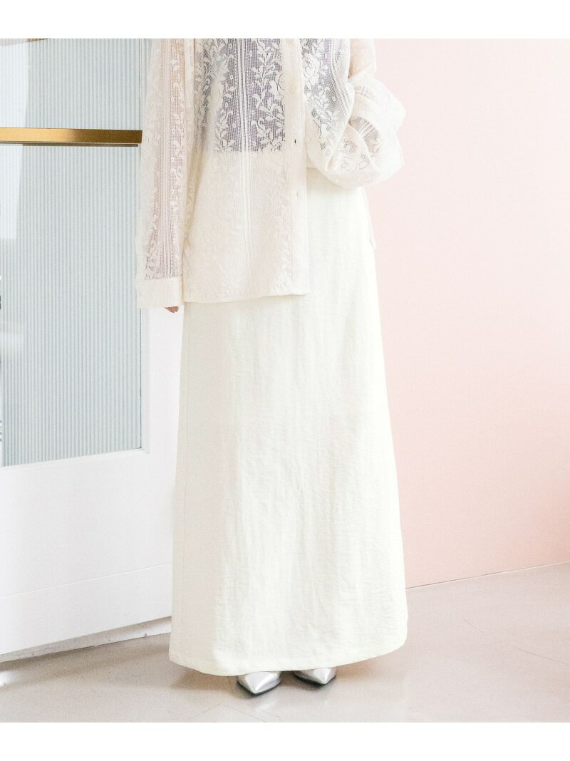 【SALE／30%OFF】シャイニーIラインスカート RAGEBLUE レイジブルー スカート ロング・マキシスカート ブラック ホワイト ブルー【RBA_E】[Rakuten Fashion]
