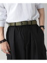 (M)ガチャギアベルト RAGEBLUE レイジブルー ファッション雑貨 ベルト カーキ ブラック[Rakuten Fashion]