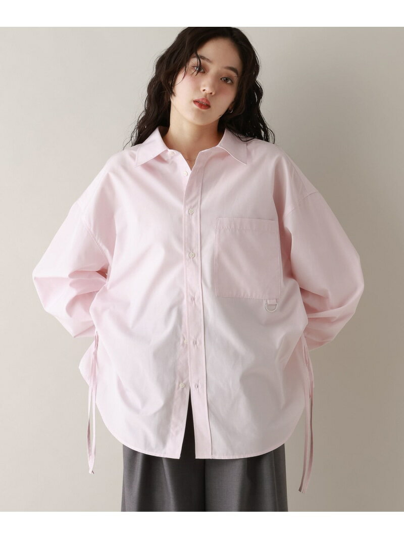 Rakuten - 【SALE／40%OFF】サイドリボンアソートオーバーシャツ RAGEBLUE レイジブルー トップス シャツ・ブラウス ブルー ピンク オレンジ【RBA_E】【送料無料】[Rakuten Fashion]