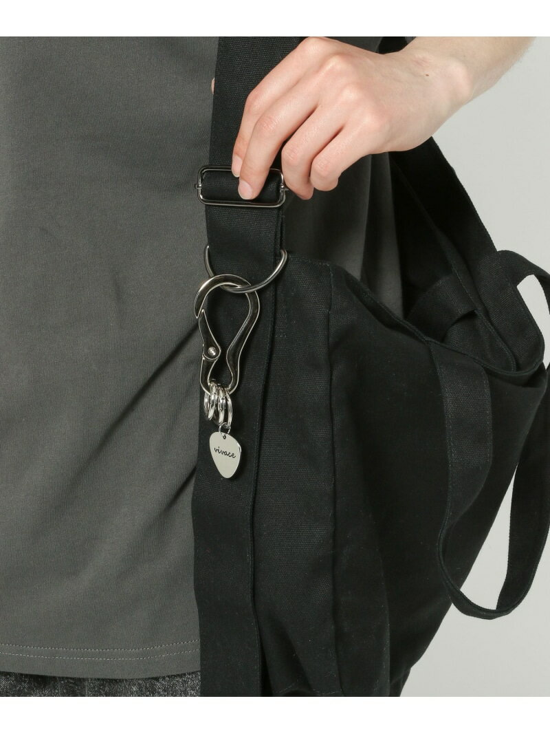 チャーム付き/カラビナキーホルダー RAGEBLUE レイジブルー ファッション雑貨 チャーム・キーチェーン シルバー【送料無料】[Rakuten Fashion]