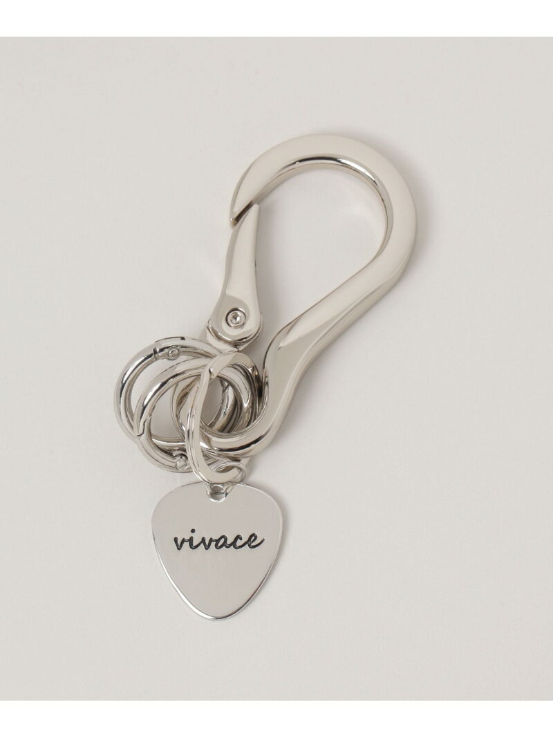 チャーム付き/カラビナキーホルダー RAGEBLUE レイジブルー ファッション雑貨 チャーム・キーチェーン シルバー【送料無料】[Rakuten Fashion]