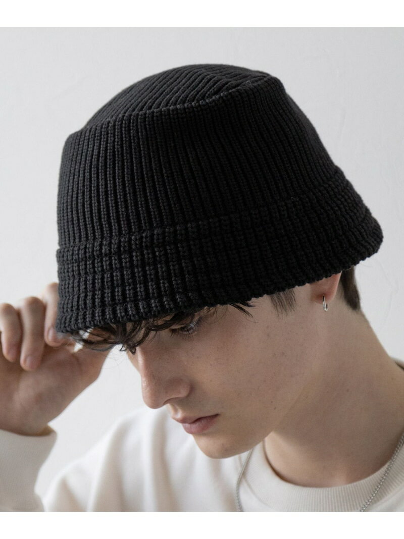 【SALE／30%OFF】(M)ACニットバケットハット RAGEBLUE レイジブルー 帽子 ハット ブラック グレー ホワイト【RBA_E】[Rakuten Fashion]のサムネイル