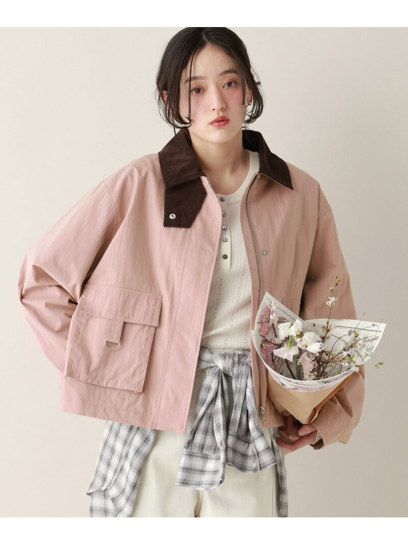 【WOMENS】選べるデザイン/2WAYカラーハンティングジャケット RAGEBLUE レイジブルー ジャケット・アウター ブルゾン・ジャンパー ピンク ブルー グリーン ホワイト【先行予約】*【送料無料】[Rakuten Fashion]