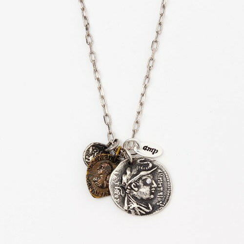 【PU】SAINTS Design × amp japan セインツ デザイン × アンプジャパン ギリシャ コイン ネックレス