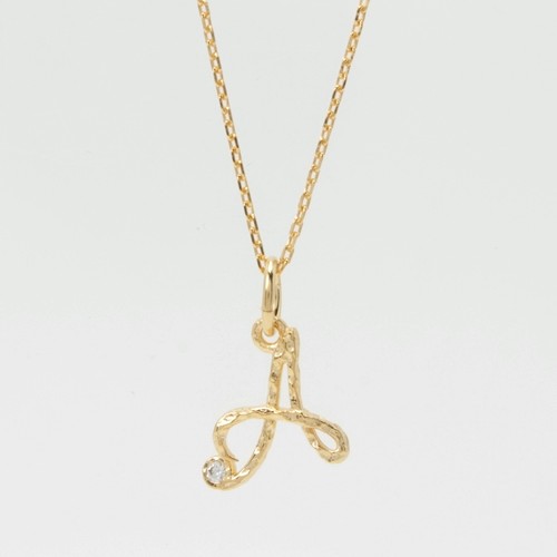 【PU】 SAINTS セインツ イニシャル ネックレス ゴールド プレゼント ジュエリー ギフト