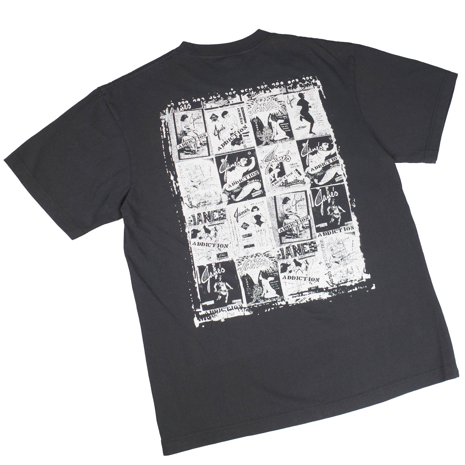 Rakuten - 【GIANT01】 Giant Vintage JANES ADDICTION LOGO COLLEAGE SCREEN PRINT OVERSIZED BOX SILHOUETTE T-SHIRTS ジャイアント ヴィンテージ ジェーンズ アディクション ロゴ コラージュ スクリーン プリント オーバーサイズ ボックス シルエット Tシャツ