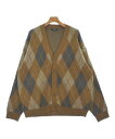 BEAMS ビームスカーディガン メンズ L 茶xグレーx紺(アーガイル)【中古】【古着】