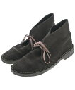 clarks クラークスブーツ メンズ 8(26cm位) こげ茶【中古】【古着】