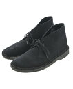 clarks クラークスブーツ メンズ 7(25cm位) 黒【中古】【古着】