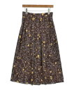 DRESSTERIOR ドレステリアロング・マキシ丈スカート レディース 38(M位) 茶(花柄)【中古】【古着】