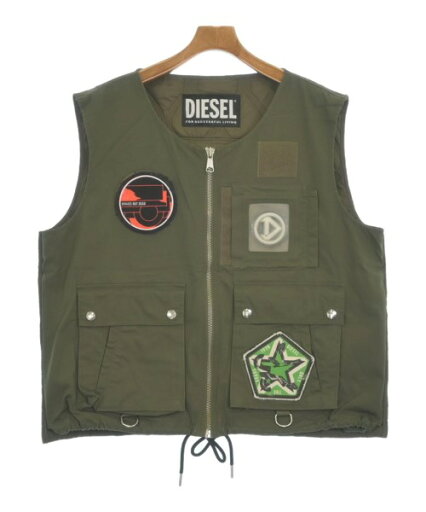 DIESEL ディーゼルブルゾン(その他) メンズ L カーキx黒x白等【中古】【古着】 DIESEL ディーゼルブルゾン(その他) メンズ L カーキx黒x白等【中古】【古着】