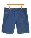 DIESEL ディーゼルショートパンツ メンズ 34(XL位) 青【中古】【古着】