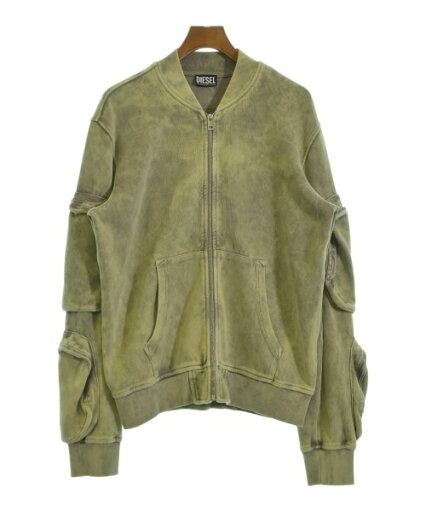 DIESEL ディーゼルスウェット メンズ M 黄系(グレーがかっています)【中古】【古着】 DIESEL ディーゼルスウェット メンズ M 黄系(グレーがかっています)【中古】【古着】