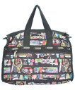 Lesport SAC レスポートサックボストンバッグ レディース - 黒(総柄)【中古】【古着】
