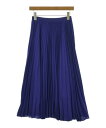 LE CIEL BLEU ルシェルブルーロング・マキシ丈スカート レディース 34(XS位) 紫【中古】【古着】
